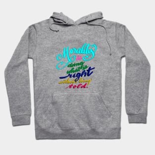 Morality definition Hoodie